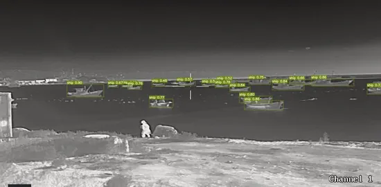 Long Distance Day Dual Sensor PTZ Thermal Infrared Camera Module 